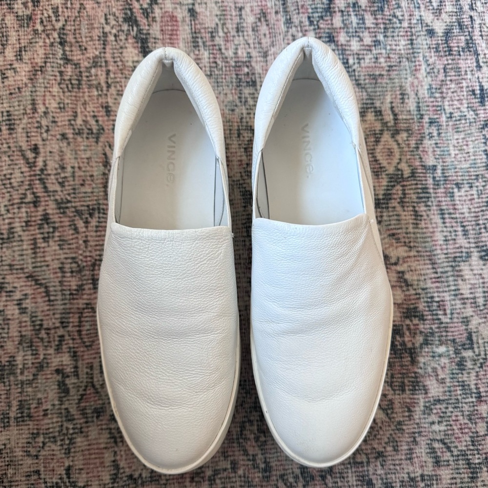 WOMANS VINCE LEATHER WARREN SNEAKER